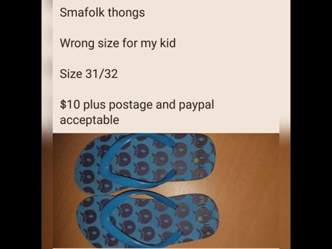 Smafolk kids thongs size 31/32 eu size