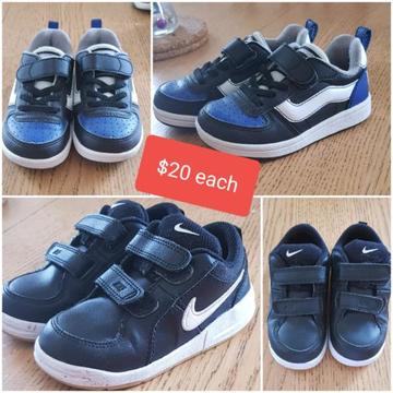 Adidas, Nike & Vans Kids shoes
