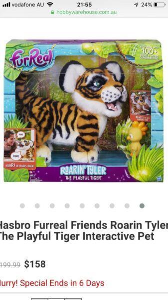 Fur Real Roaring Tiger toy