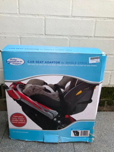 Car seat adaptors for Baby Jogger single pram