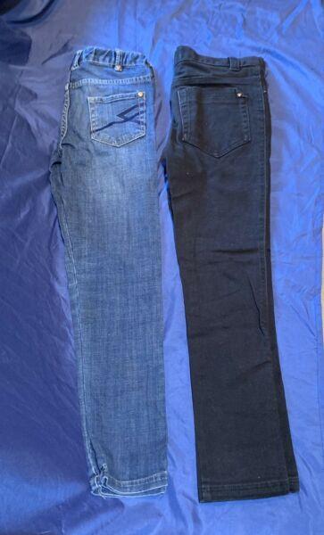 2x Boys skinny jeans Size 10