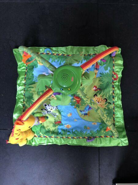 Fisher price rainforest play mat/activity gym