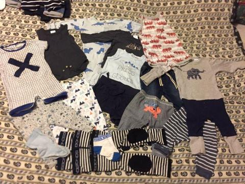 Baby clothes bundle boys size 3-6 months 00