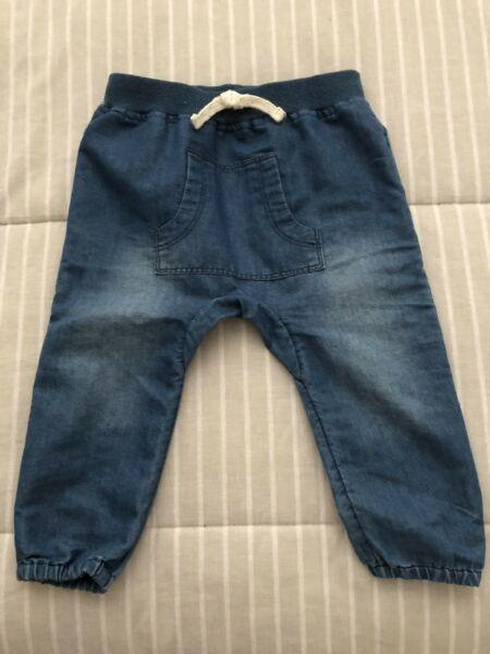 Baby girls jeans x 2 - Size 1 & 2