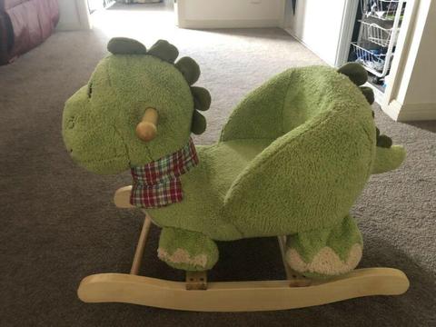 dinosaurs rocking chair