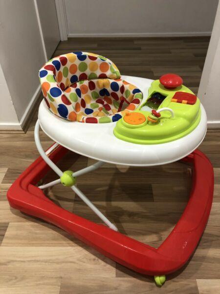 Baby walker seat