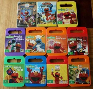 11x Sesame Street DVDs