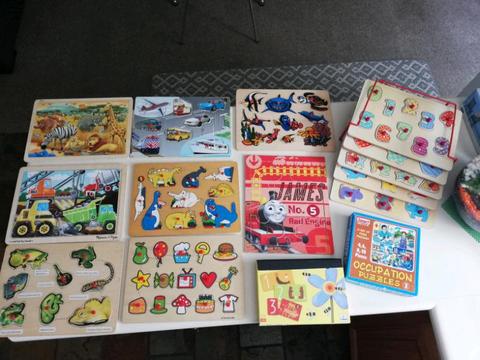 15 x puzzles - toddler / preschool