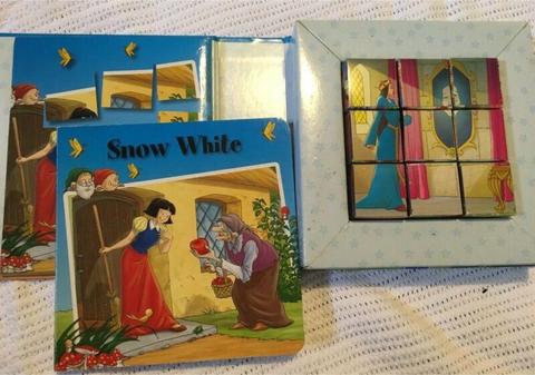 Puzzle Block Book - Snow White