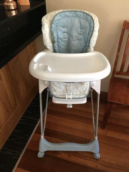 Baby high low high chair