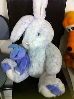 1 Large Rabbit & Baby Rabbit Soft Toy