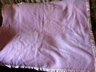 1 Satin Edged Pink Cuddly Blanket