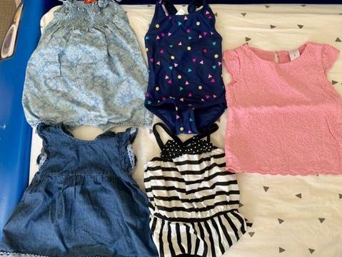 Baby girl summer clothes bundle