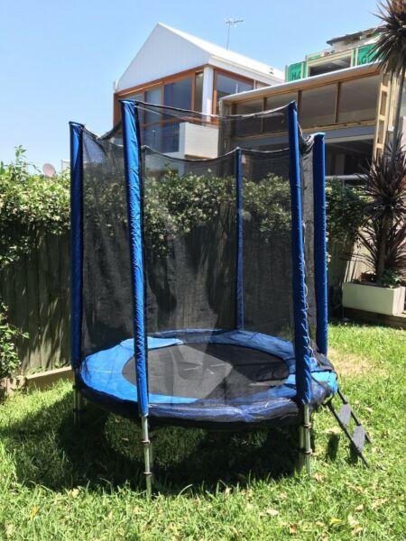 Free small trampoline with tent cover Bondi