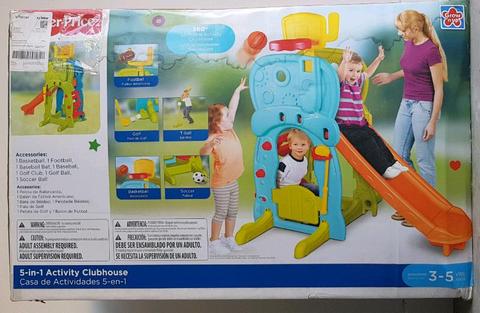 New Fisher Price 5-in-1 activity clubhouse