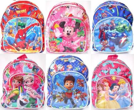 Wholesale Kids Frozen Minnie Spiderman Paw Patrol Small Backpack