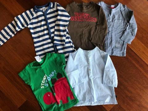 Baby Boy T-Shirts 5 Pieces Fred Bear Bonds Size 2