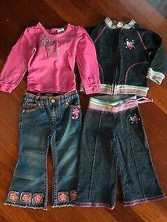 Child Girl Size 2 Tops and Pants Pumpkin Patch 4 Pieces