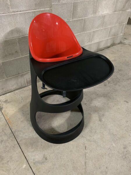 Ikea Red and Black High Chair - As New