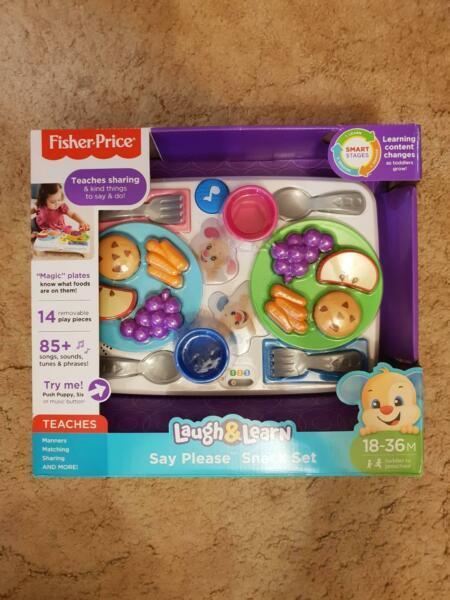 Fisher Price Say Please Snack set