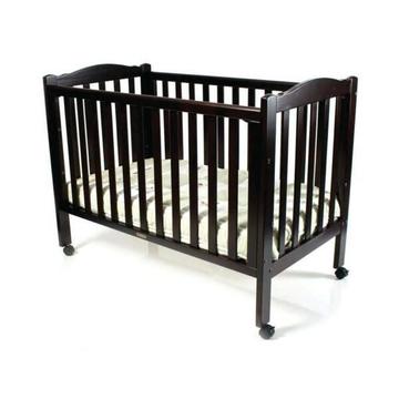 80% New Love n Care Wooden Babycot with good mattress included