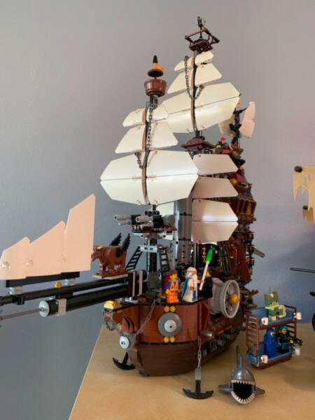 Lego Pirate Ships, Death Star, Assembled (collectors pieces)