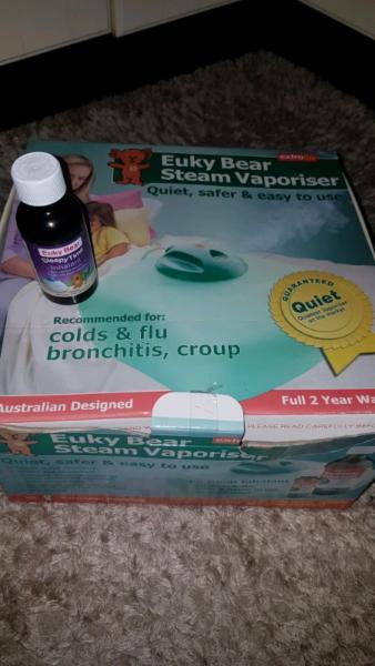 Euky bear steam vaporiser & liquid