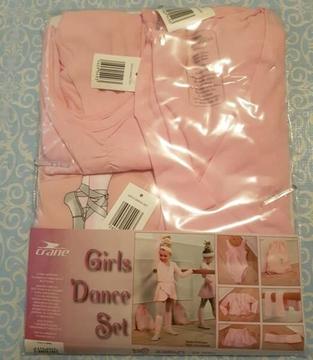 BRAND NEW Girls Dance Ballerina Leotard Skirt Cardigan Set