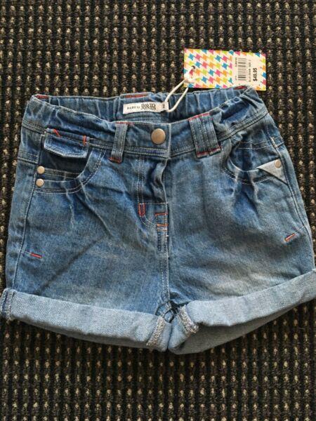 New david jones short pants jeans size 2