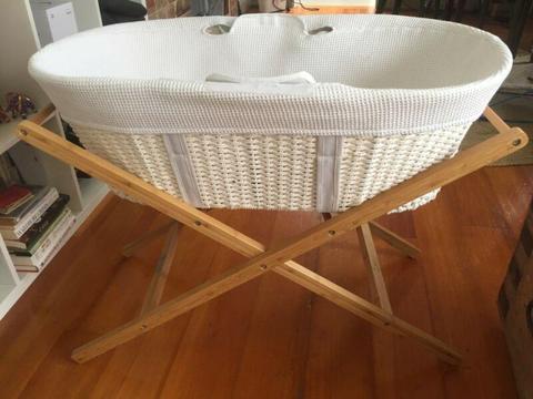 Bassinet with stand - hardly used