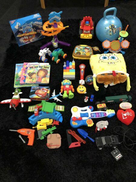 Bulk lot of toys