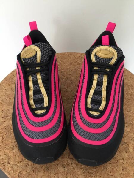 Nike Air Max 97 KidsUltra Pink Prime Black US4.5_UK4*FREE POSTAGE