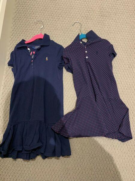 Size 6 Girls Toddler Authentic Polo Ralph Dresses New Never Worn
