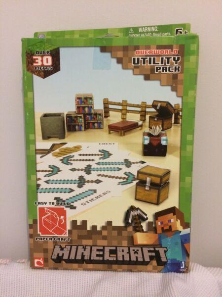 Minecraft Papercraft Utility Pack 30 Piece Set