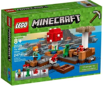 Lego 21129: Minecraft The Mushroom Island Brand new