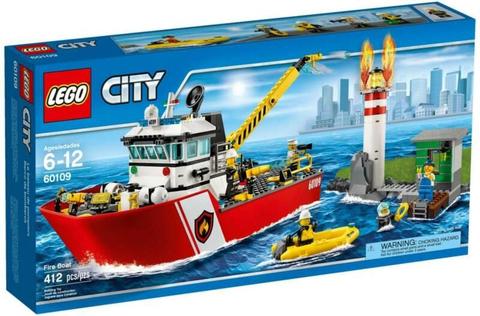 Lego 60109: City Fire Boat Brand new Retired