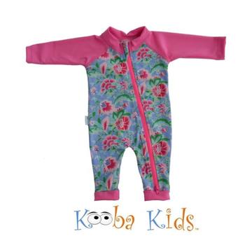 Baby & Toddler Full Body Swimsuits with 2 Way Zip