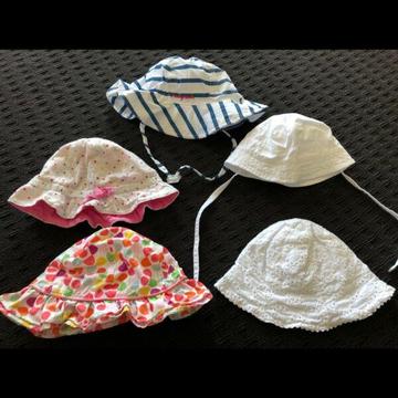 Baby Sun Hats - Sizes to 24 months