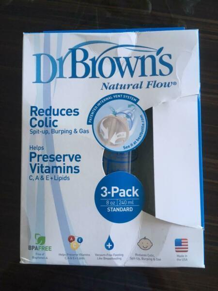 Dr. Brown's Natural Flow® Baby Bottle 3pk- new!