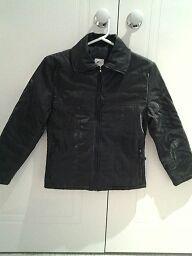 Girls Fiorucci Black Jacket (size 12)