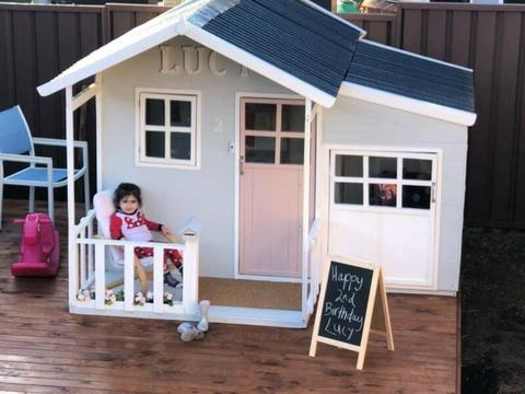 NEW LARGE Malibu KIDS TIMBER Cubby House (ON SALE) PREORDER