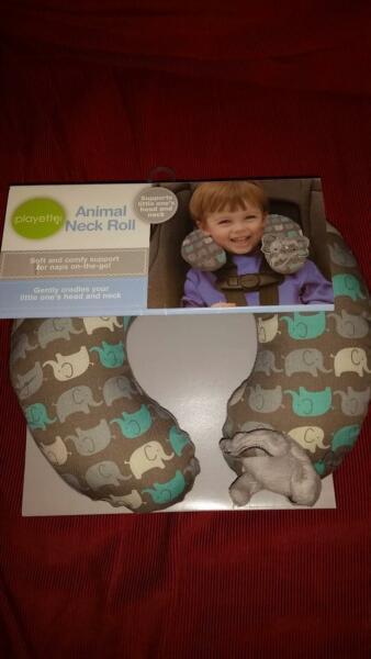 Playette Infant Travel Pillow - Elephant Neck Roll