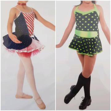Assorted Girls Dance Costumes! Ballet Jazz Tap Acro Lyrical Tutu