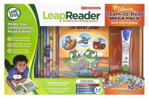 LeapReader System Learn to Read 10 Book Bundle