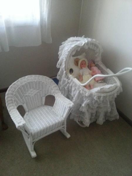 Pram and rocking chair