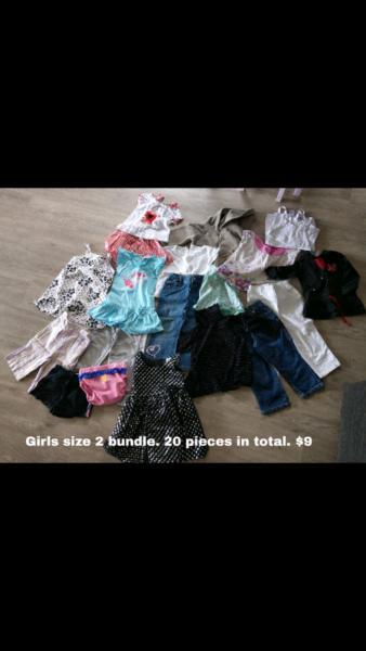 Girls size 2 bundle