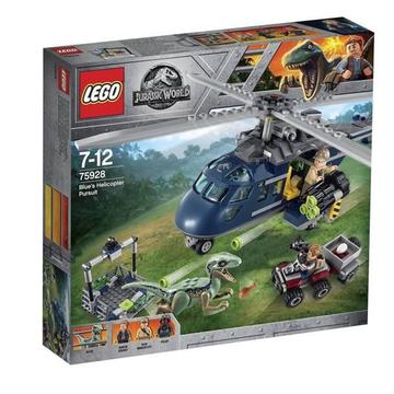 LEGO Jurassic World Blue's Helicopter Pursuit 75928 Playset Toy