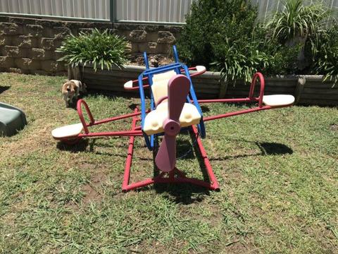 Selling an outdoor children's backyard airplane