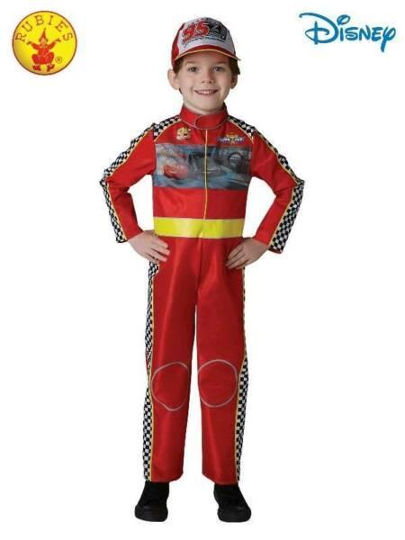 LIGHTNING McQUEEN DELUXE COSTUME, (4-6 YRS) LICENSED COSTUMES BY