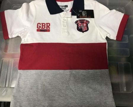Kids Team Great Britain Polo Shirt - Brand New - Size 4-5 Years